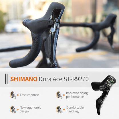 - SAVADECK Carbon Disc Brake Road Bike | Phantom9.0 Ultralight Full Carbon bicycle -