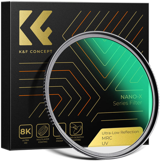 - K&F Concept 43mm UV Filter Ultra Low Reflection Protection Lens Filter | Slim Lens HD Optical Glass 28-Layers Coating Scratch-resistant -