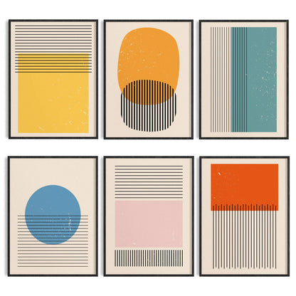 - ORIGACH 6 Pcs | Large Boho Wall Art Set | 30x40 cm -
