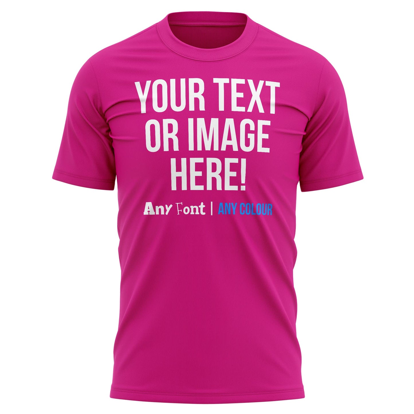 - Personalised Text and Image T Shirt-