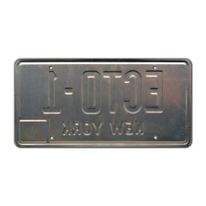 - Ghostbusters | ECTO-1 | Metal Stamped License Plate -