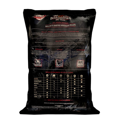 Bear Mountain Premium BBQ Woods 100 Percent All Natural Hardwood Hickory Pellets, Perfect for Pellet Smokers & Grills for Wood-Fired Flavor, 20 Lb Bag