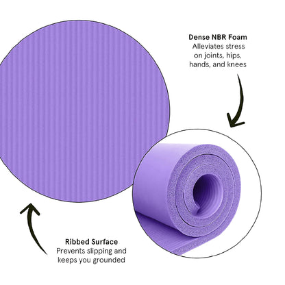 - OZE SPORTS Yoga Mat | Fitness Foam Mat | Extra Thick Non-Slip -