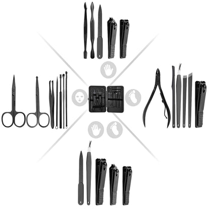 - Nail Clippers | Professional Manicure Set Nail Grooming Kit -