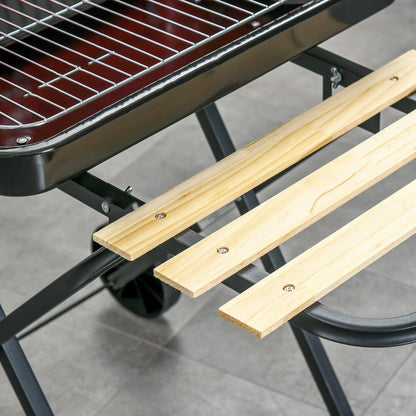 - Outsunny Charcoal Trolley BBQ | Barbecue Grill -