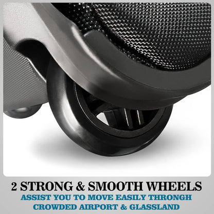 - Yamato Golf Travel Bag, Hard Shell With Wheels