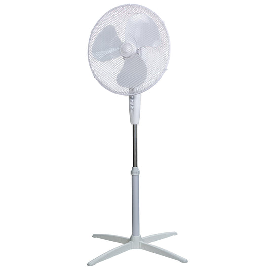 - Russell Hobbs 16" Inch | Lightweight | Pedestal Fan | 3 Speeds | Wide-Angled Oscillation -