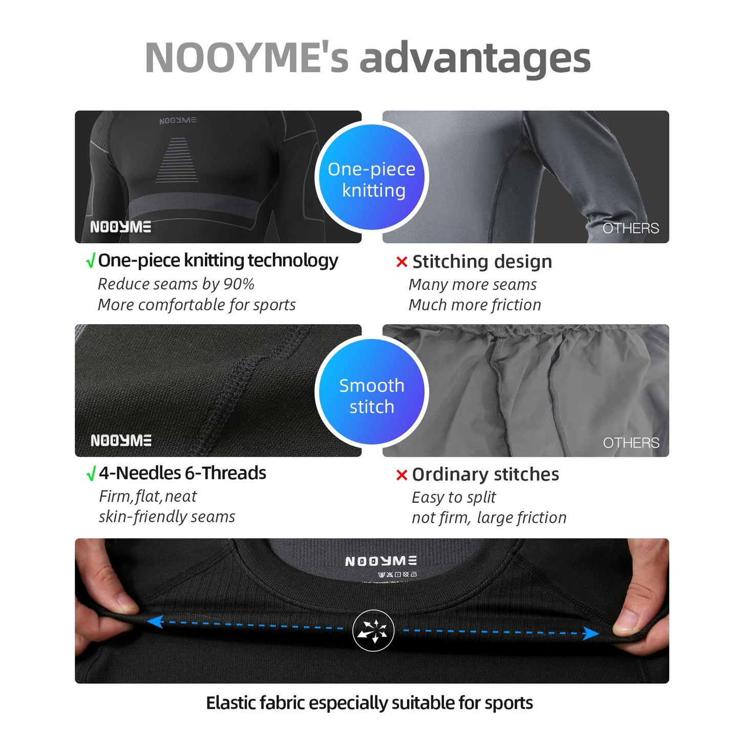 - NOOYME Thermal Underwear -