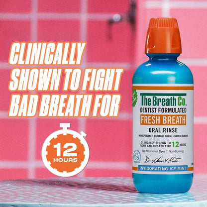 - The Breath Co. Alcohol Free Mouthwash | Dentist Formulated Oral Rinse -