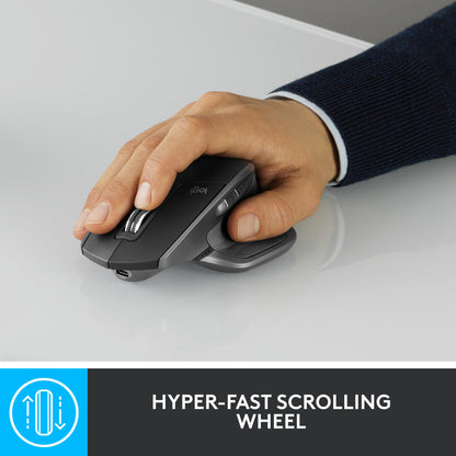 - Logitech MX Master 2S Bluetooth Edition Wireless Mouse | Multi-Surface | Hyper-Fast Scrolling -