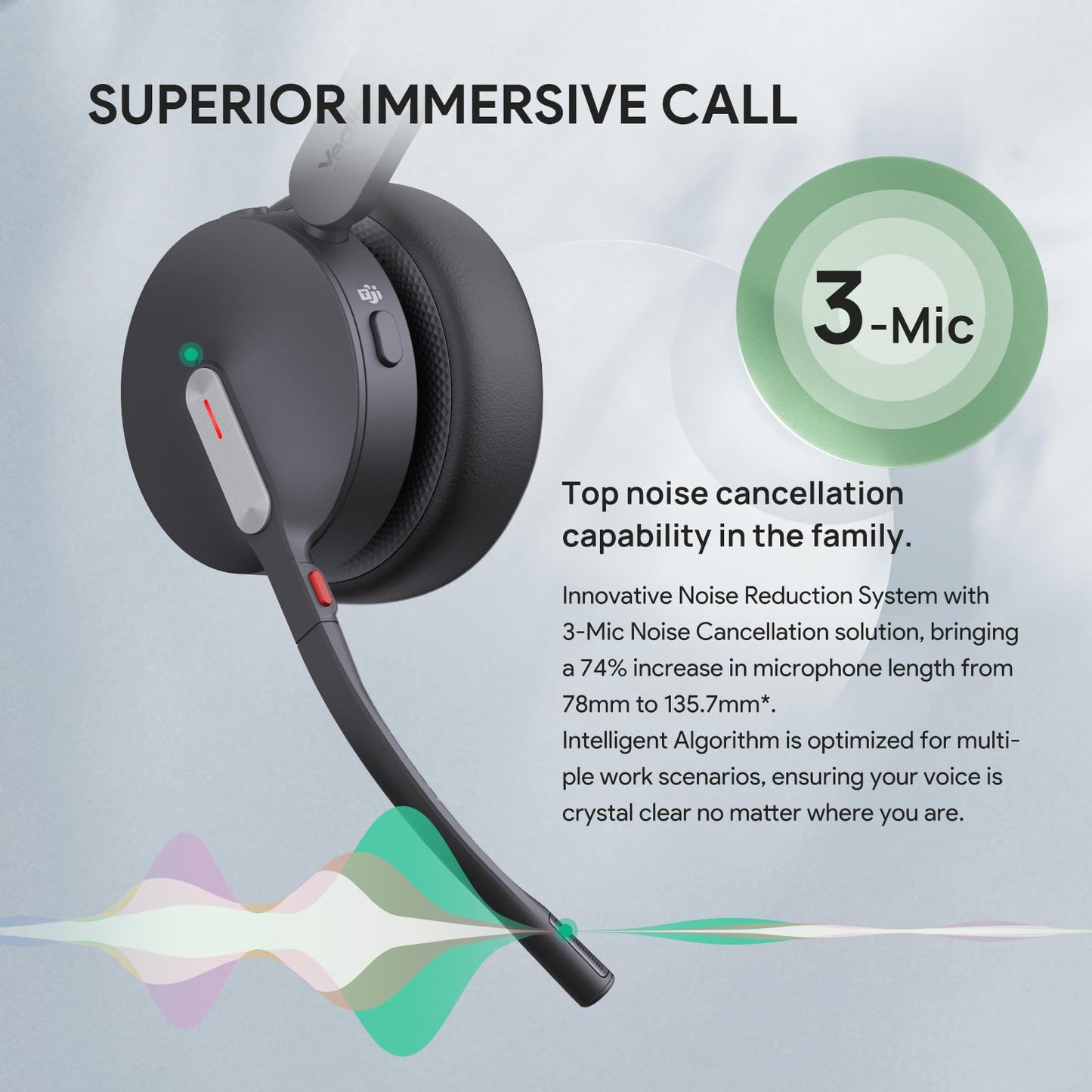 - Yealink BH70 Wireless Bluetooth Headset with Microphone