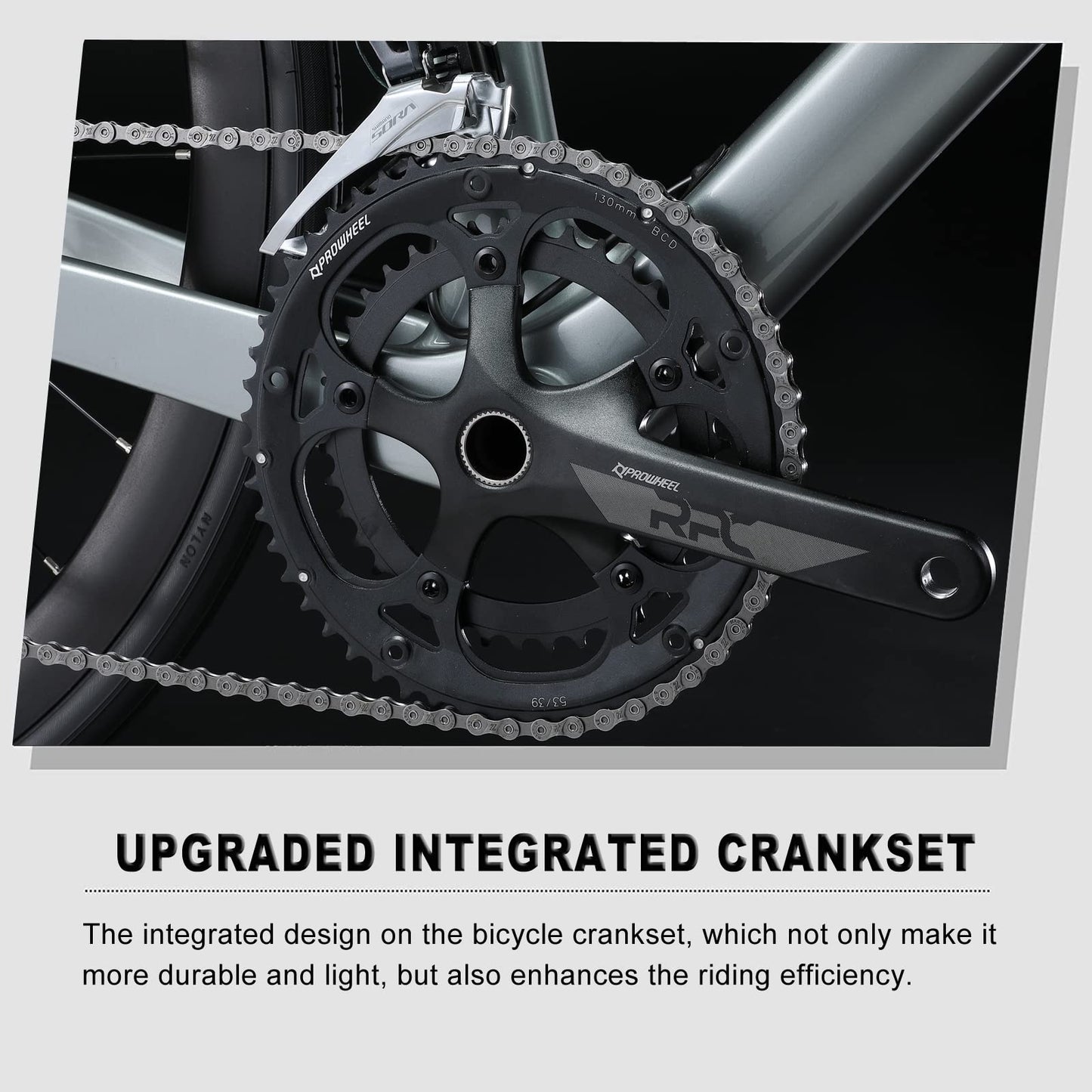 - KABON Carbon Road Bike | T800 Carbon Fiber Frame | 700C Road Bike | 18 Speeds Drivetrain| Integrated Carbon Handlebar | Disc Brakes -