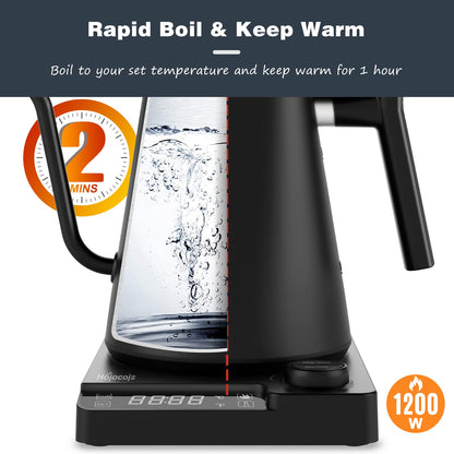 - Electric Gooseneck Kettle Pour Over Kettle For Coffee and Tea -