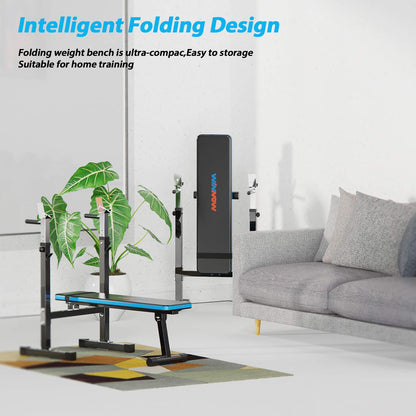 - WINNOW Adjustable Weight Lifting Bench with Dip Station