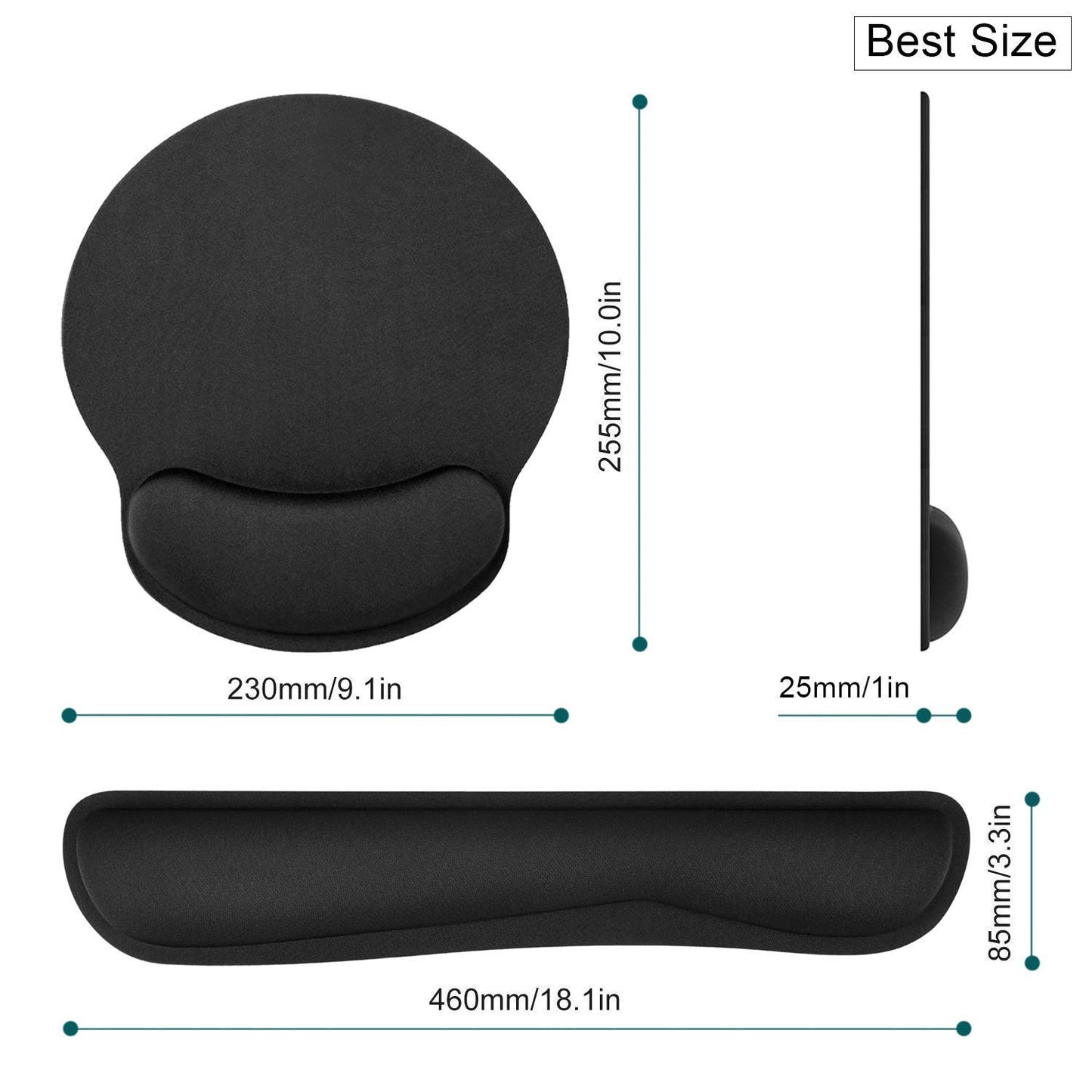 - Keyboard Wrist Support and Mouse Mat | Gel Gaming Keyboard and Mouse Wrist Rest Pad | Comfortable Ergonomic Wrist Support Mat -
