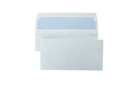 - SmithPackaging 100 GSM Peel and Seal Wallet 25 Envelopes |110 mm Length x 220 mm Width -
