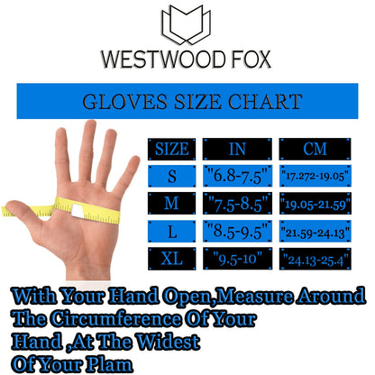 - WESTWOOD FOX WFX Cycling Gloves Full Finger Mountain Bike Gloves Touchscreen