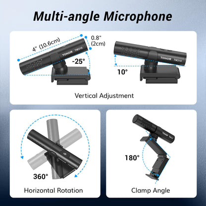 - TONOR USB Conference Microphone | Laptop | Adjustable Computer PC Mic -