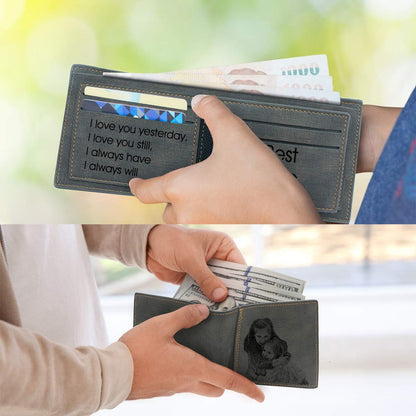 - Personalised Photo Wallets for Men | Custom Trifold Engraved Men's Photo Wallets -