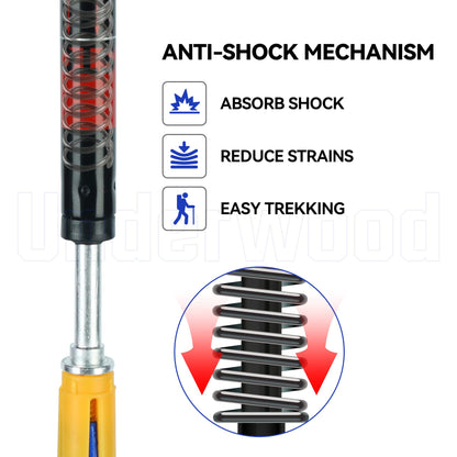 - Underwood-Aggregator Walking Poles | Pack Collapsible Hiking Poles |for Women and Men -
