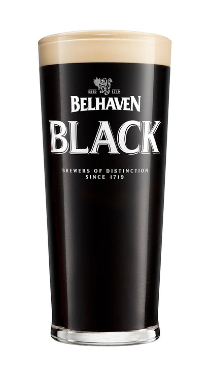 Belhaven Black Scottish Stout Bottle, 500 ml, Case of 8