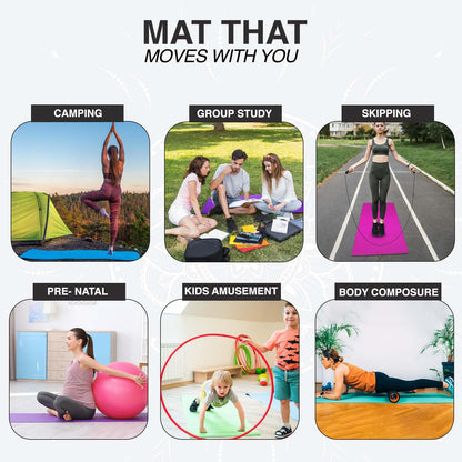 - Xn8 Sports Yoga Mat, Non Slip Exercise mat, 6mm Thick.
