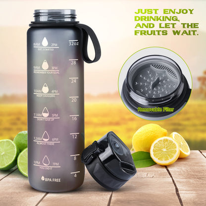 - FULDENT Sports Water Bottle | 1L | Leakproof Design Water Bottle -