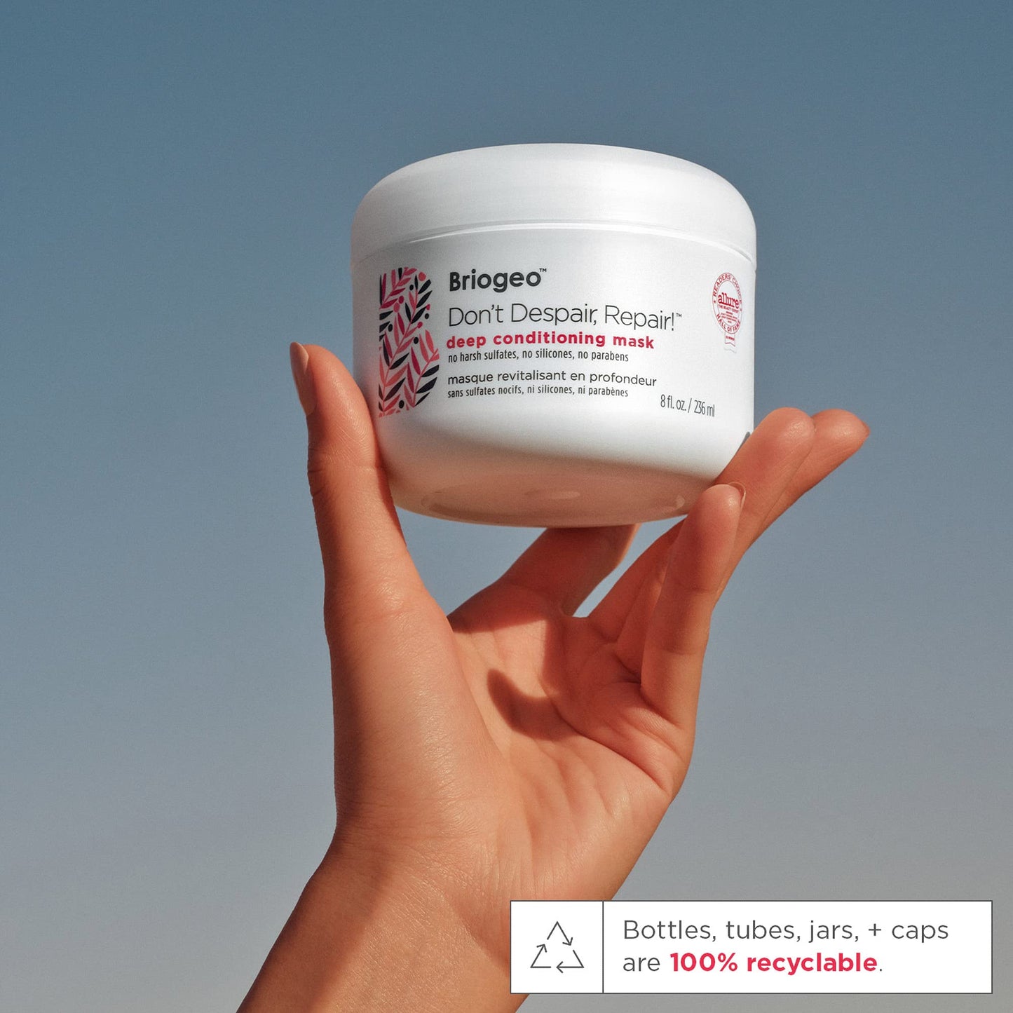 Briogeo Don't Despair Repair Hair Mask, Deep Conditioner for Dry Damaged or Color Treated Hair - 236ml