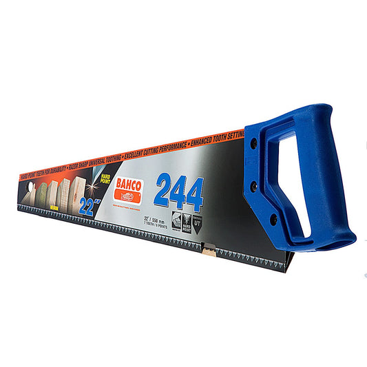Bahco 244-22-U7/8-HP Hardpoint Handsaw, 7 tpi, 550mm Length