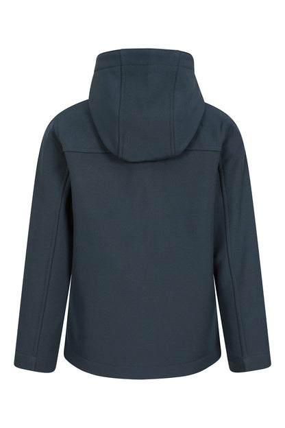 - Mountain Warehouse Exodus Kids Softshell Jacket | Breathable | Wind Resistant | Water Resistant & Fleece Lined -