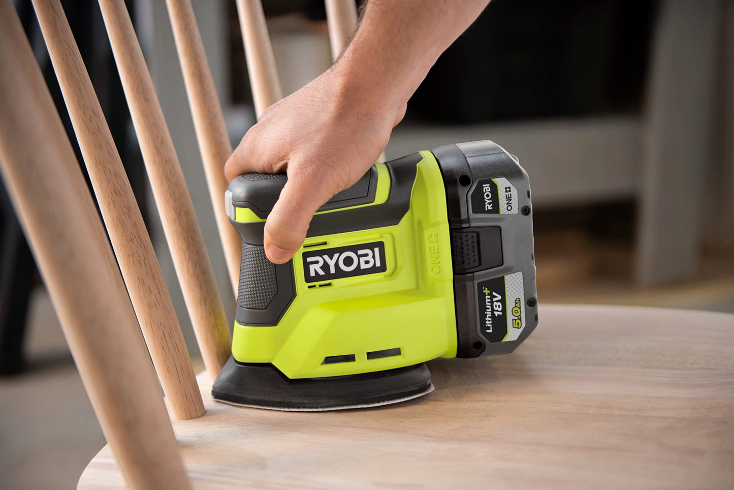 - RYOBI RPS18-0 18 V ONE Plus | Cordless Corner Palm Sander Bare Tool -