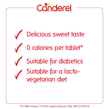 Canderel Sweetener Zero Calorie Tablets VALUE PACK, 800 Tablets
