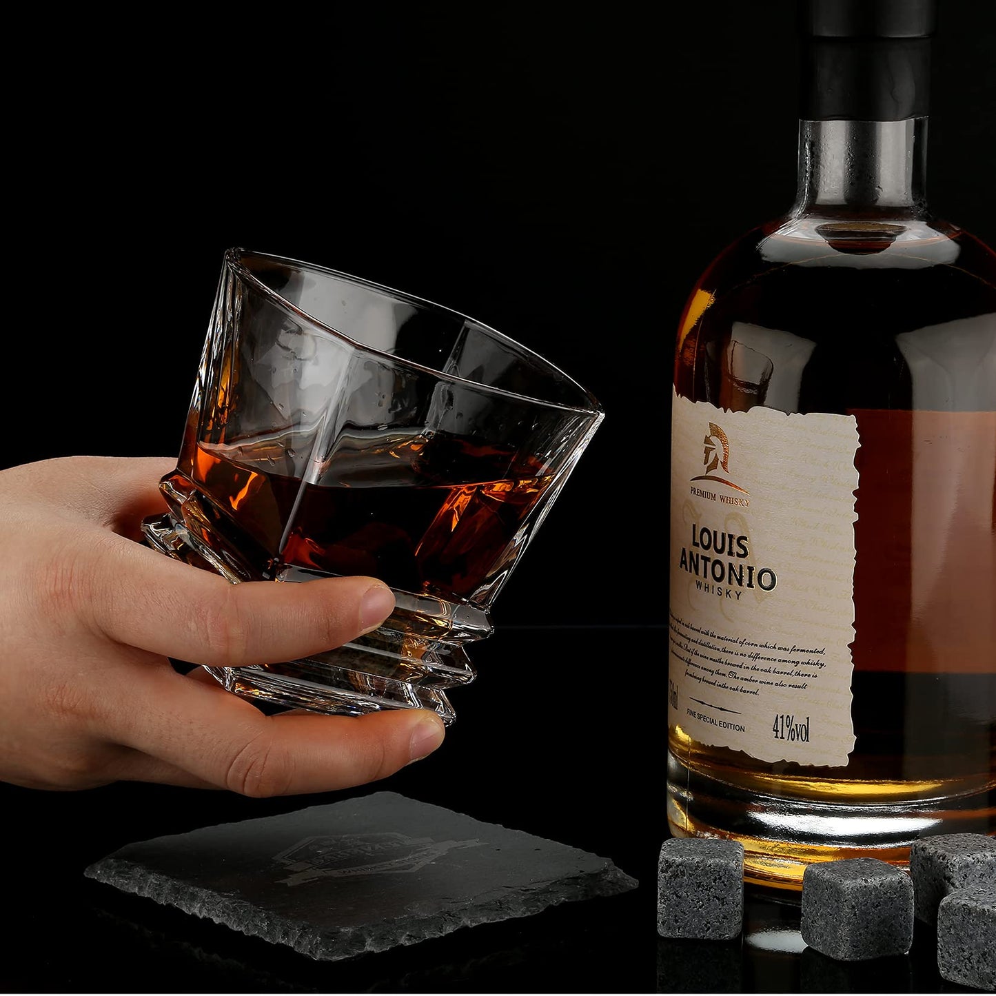 - Whiskey Stones, Whiskey Glass Gift Set whiskey gift sets for men