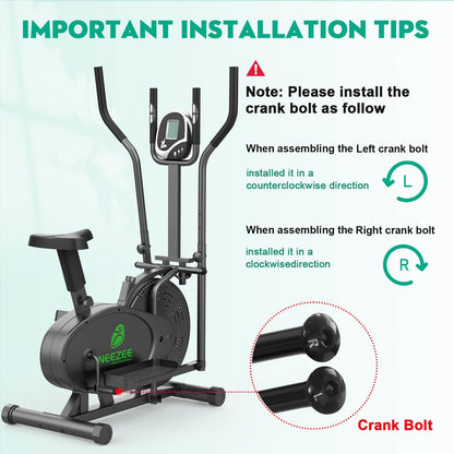 - Elliptical Cross Trainer | Neezee 2 in 1 Cross Trainer -
