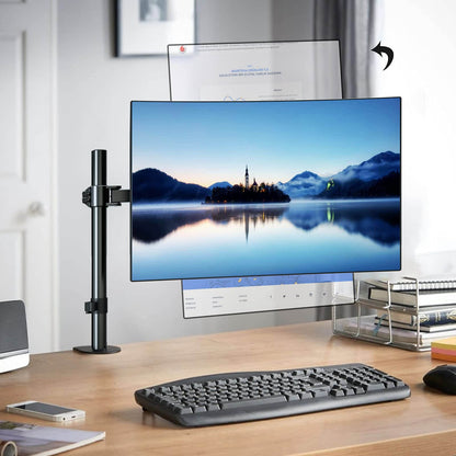 - Single Monitor Arm Desk Mount | Max. Load 10kg | Adjustable Mount | Tilt Swivel Rotation -