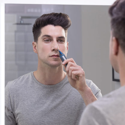 - Remington Nose, Ear and Eyebrow Trimmer for Men | Comfort Tip Blade | Rotary Trimmer | Showerproof | Battery Included -