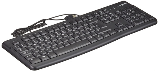 - Logitech K120 Wired Business Keyboard for Windows or Linux | USB Plug-and-Play | Full-Size | Spill Resistant -