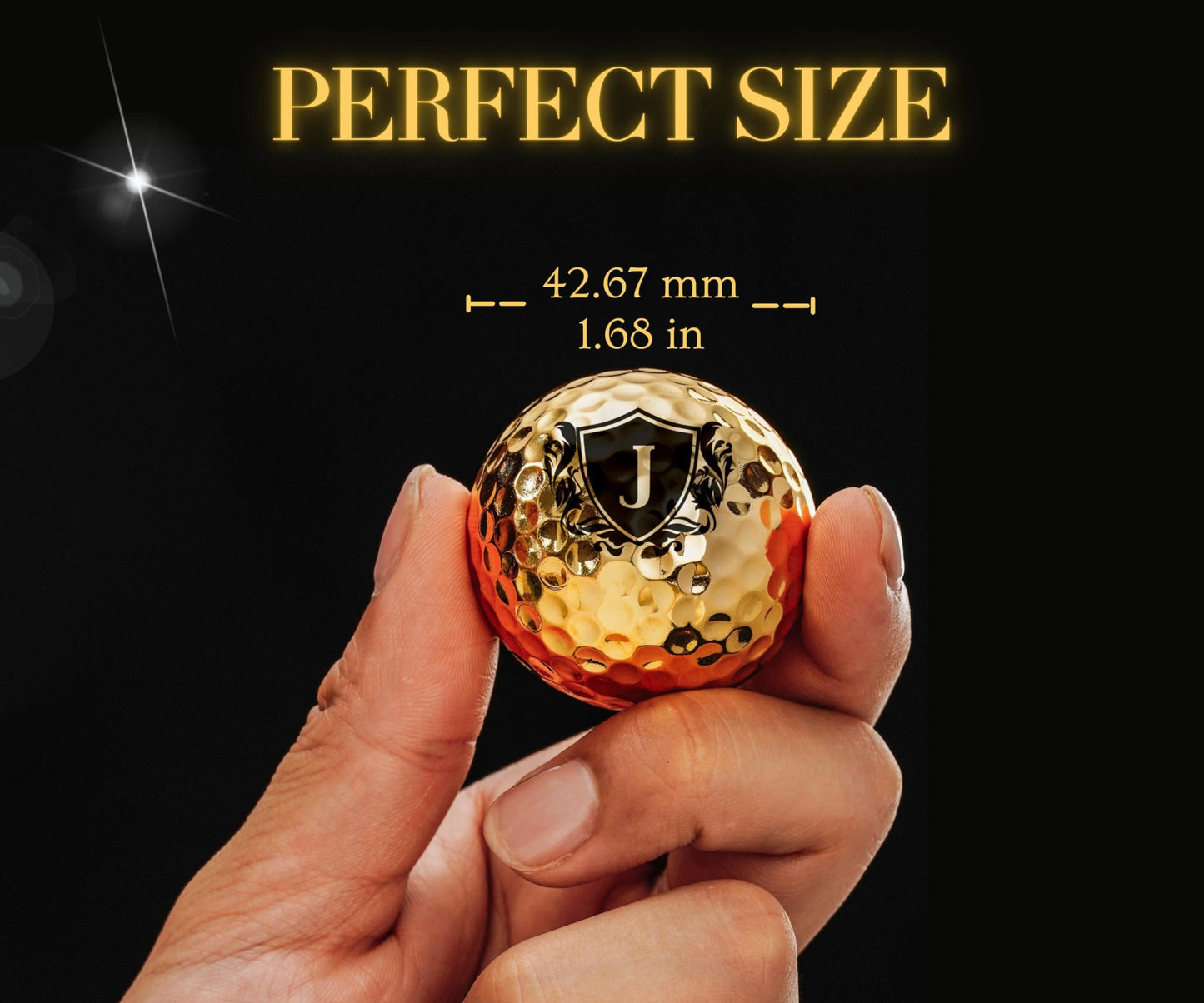 CybGene Golf Gifts for Men Unique, Personalised Coloured Golf Balls, Cool Accessories for Golf Lovers, Golfers, for Birthday and Christmas