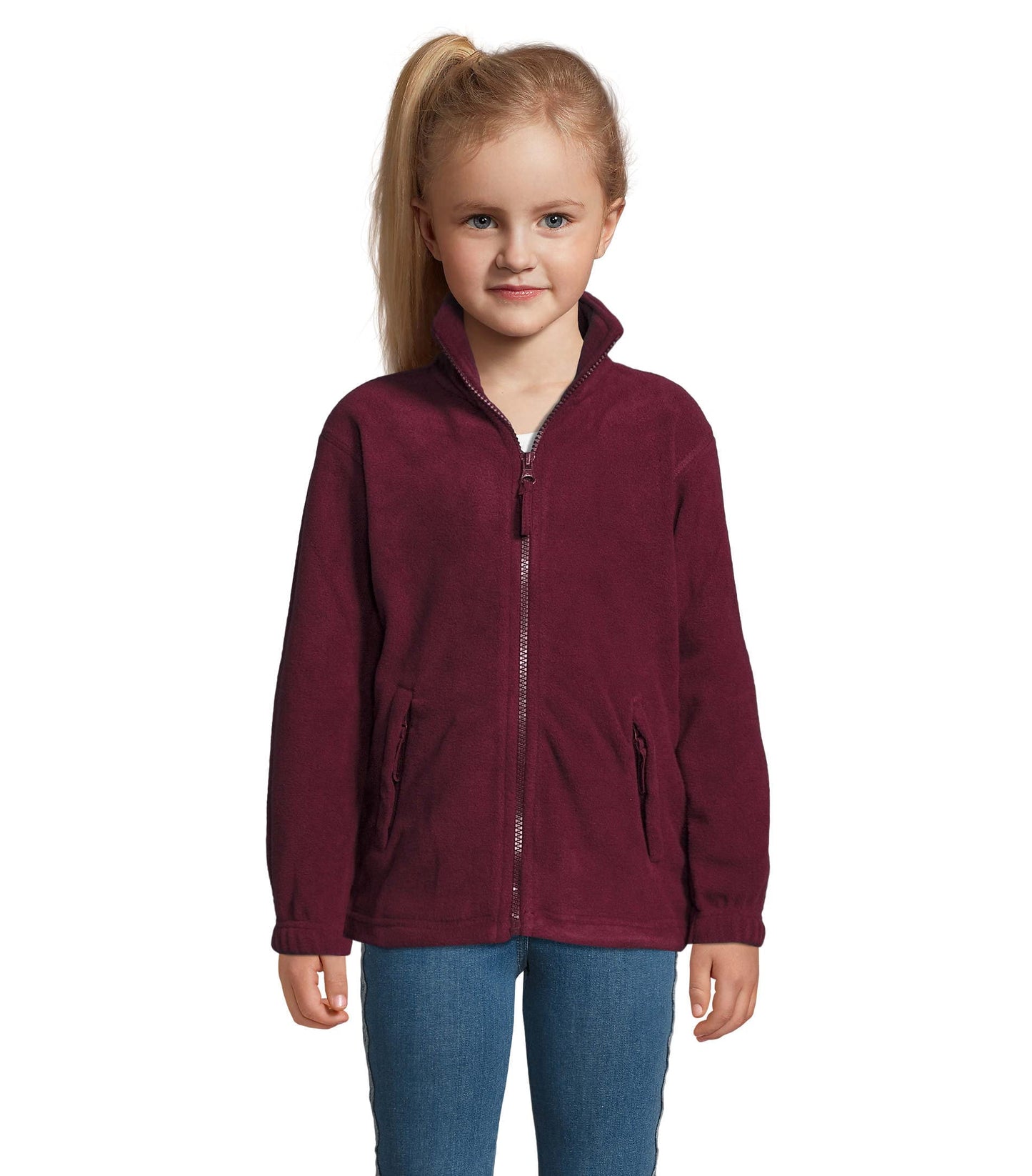 COOZO Unisex Kids North Fleece Jacket - Green - 7-8 Years