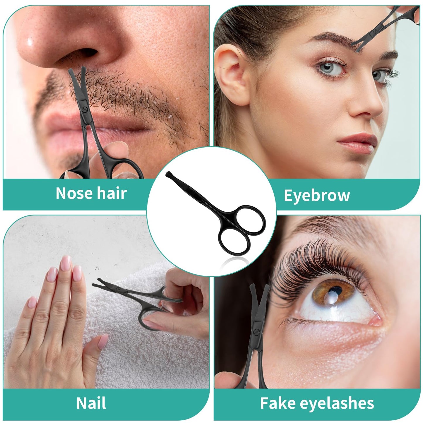 - Nose Hair Scissors | Small Facial Hair Scissors -