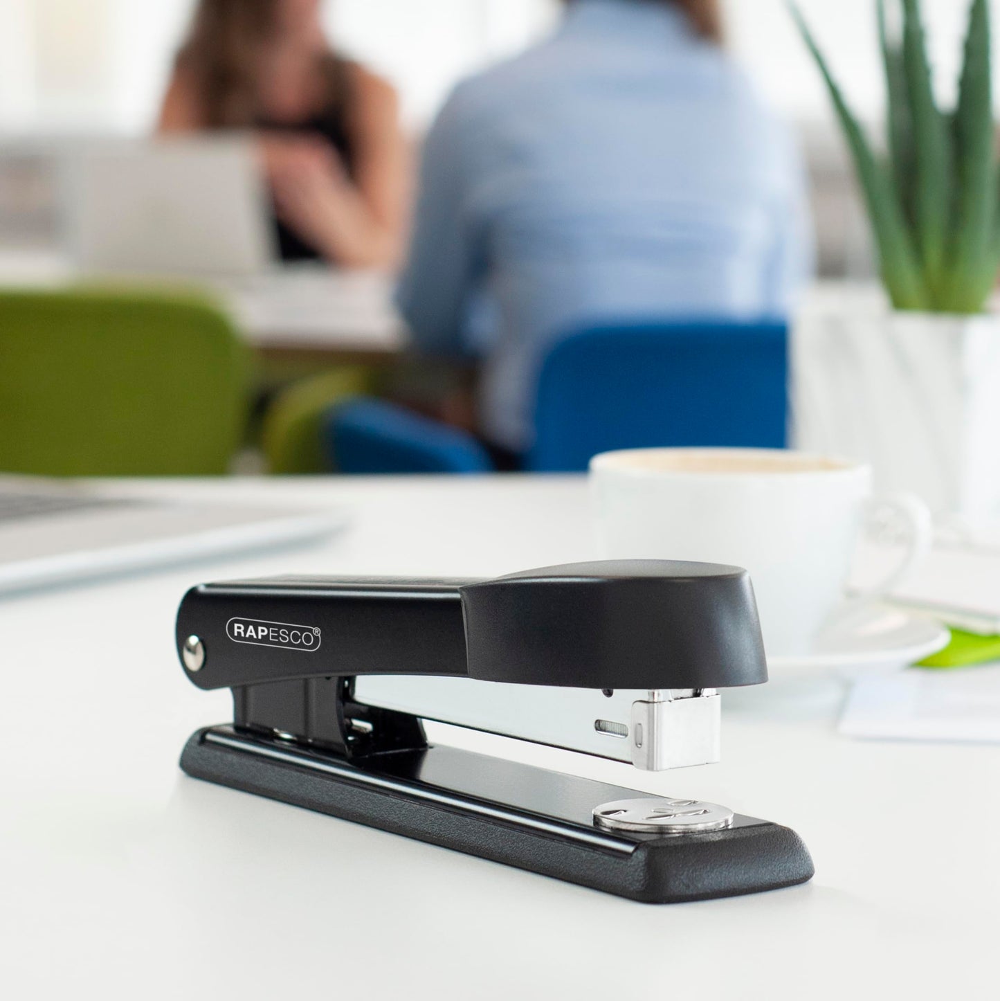 - Rapesco 1602 Germ-Savvy Antibacterial Marlin Stapler | 25 Sheet Capacity | 2000 26/6 mm Staples | Black -