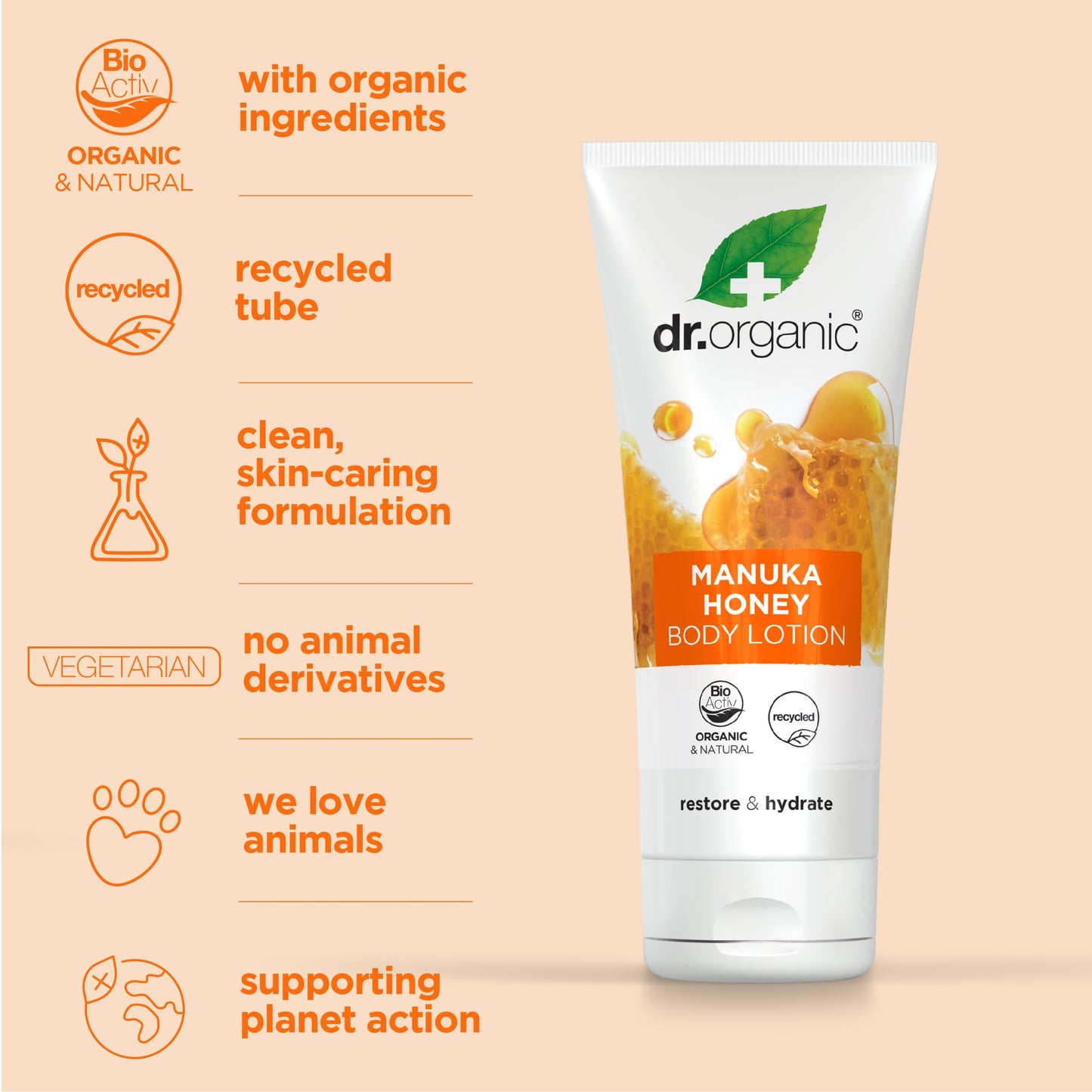 - Dr Organic Manuka Honey Lotion -