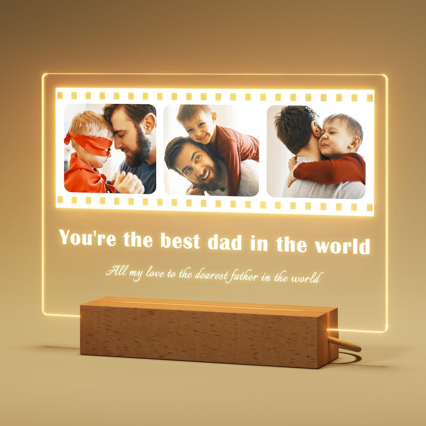 - Personalised Night Light with Photo -