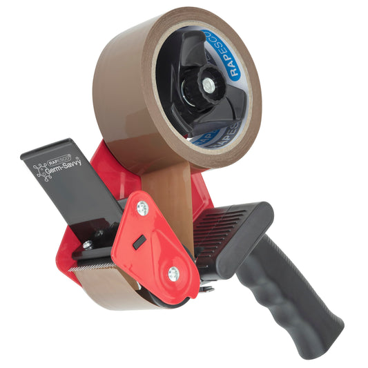 - Rapesco 1683 Germ-Savvy Antibacterial | 960 Tape Dispenser | 1 Brown Packing Tape -