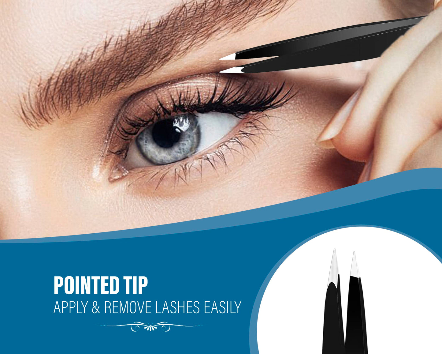 - ME MAXEQUIP Tweezers | Tweezers for Ingrown Hair Tweezers (4 Pcs) -