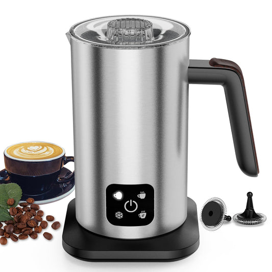 - Milk Frother Electric | Coffee Frother | Warm and Cold Milk Foamer -
