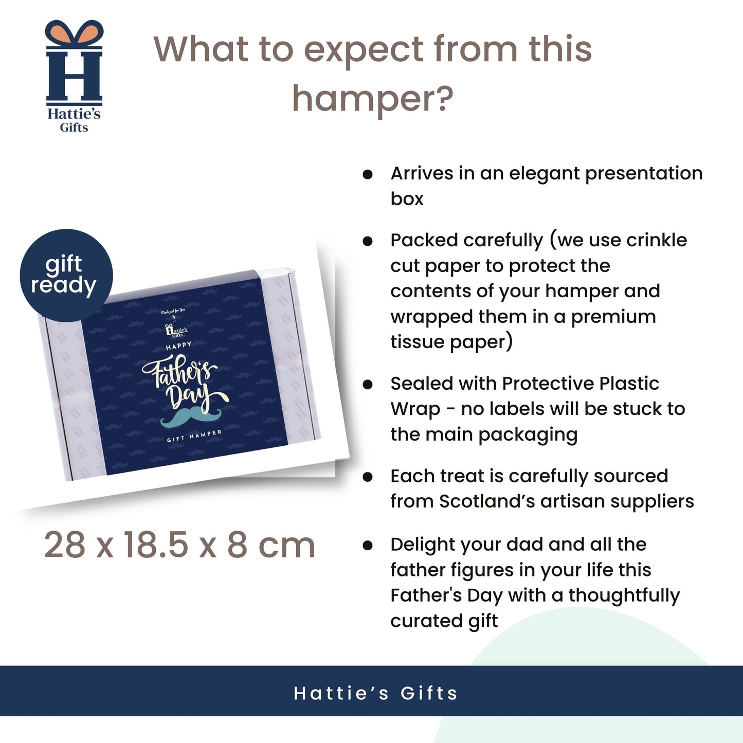 - Hattie's Gifts Father's Day Hamper | Afternoon Tea Hamper For Dads -