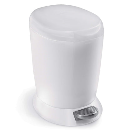 - Simplehuman CW1318 6L Round Pedal Bin | Small Bin for Bathroom Bedroom Office -