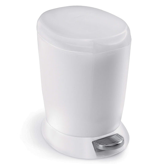 - Simplehuman CW1318 6L Round Pedal Bin | Small Bin for Bathroom Bedroom Office -