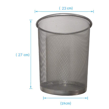 - DIVCHI Circular Mesh Wastebasket Trash Can | Waste Basket Garbage Can Bin -